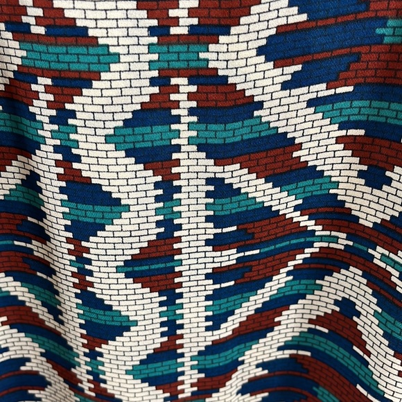 Parker>Silk Cold shoulder patterned mini dress GUC - Picture 6 of 10